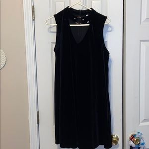 a velvet dress